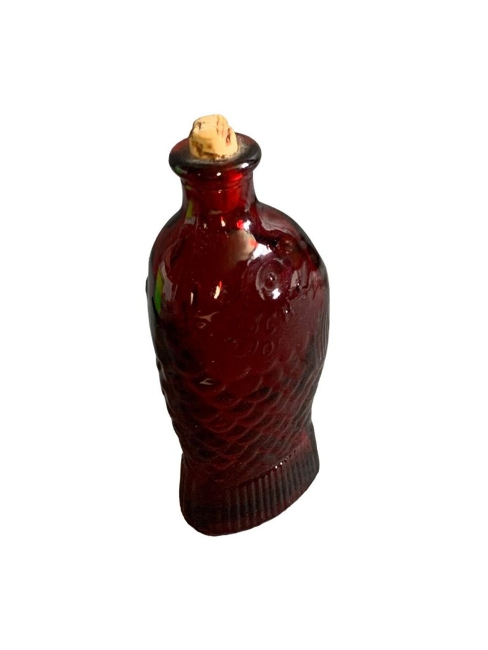 Wheaton Bitters Red Fish Glass Bottle 3 inch tall